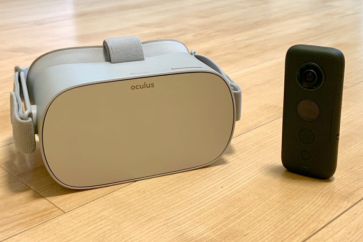 Insta360 One X で撮影した360度写真 動画を Oculus Go で見る方法